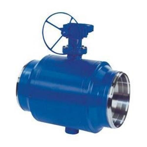 Fully welded ball valve