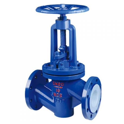 PTFE Lined Globe Valve PTFE Lined Globe Valve