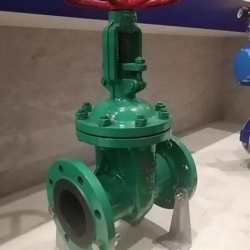 Ruber lined gate valve Ruber lined gate valve
